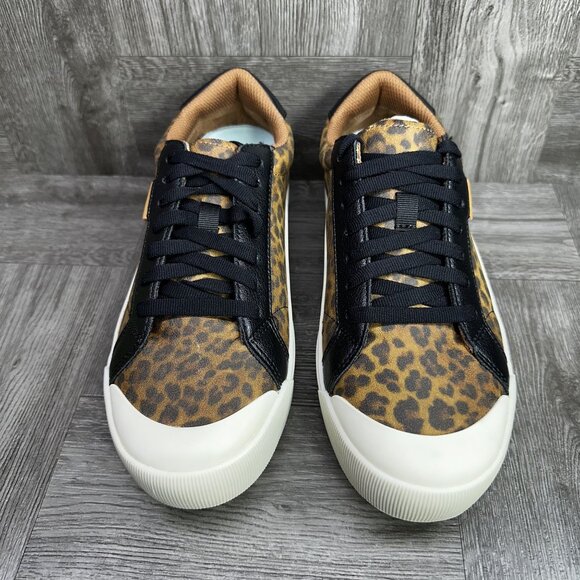 Dr. Scholl's Leopard Print Sneakers - Black and Brown - Picture 3 of 8